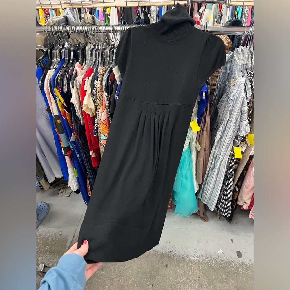 1955 Vintage Elegant Black Dress